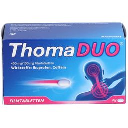 ThomaDUO® Ibuprofen 400mg – schnelle Schmerzlinderung dank Coffein-Booster