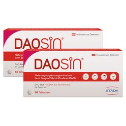 DAOSiN® Tabletten DAO unterstützt den Abbau von Histamin aus der Nahrung im Darm