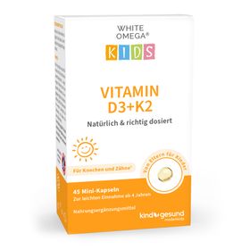 WHITE OMEGA® Kids Vitamin D3+K2 Kapseln
