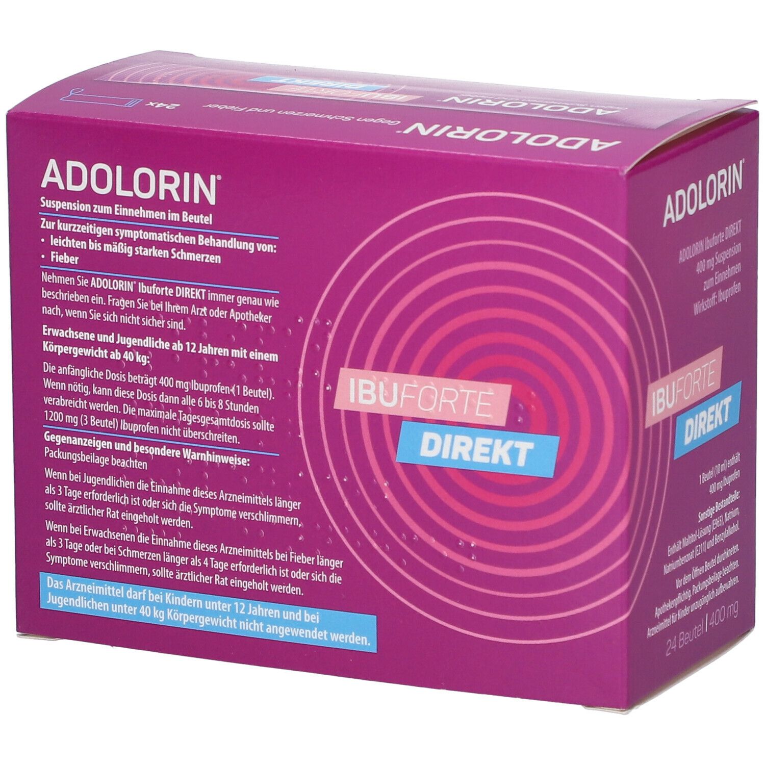 ADOLORIN® IBUFORTE DIREKT 400 mg