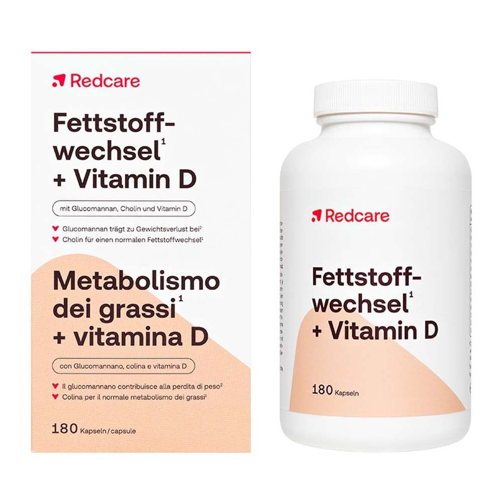 Redcare Fettstoffwechsel + Vitamin D