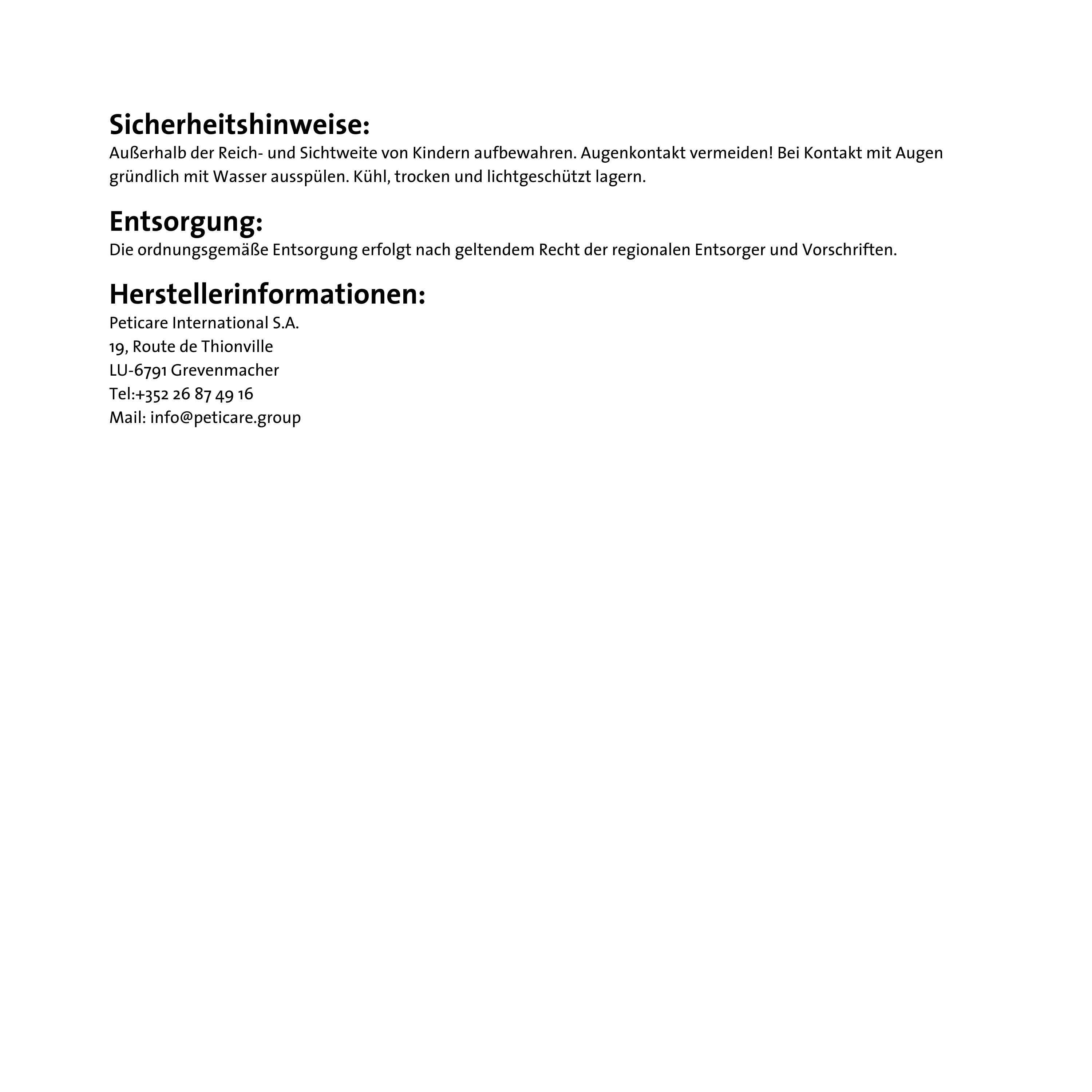 Peticare Ohren-Reiniger für Hunde, löst Schmutz & Verkrustungen, bei Gerüchen