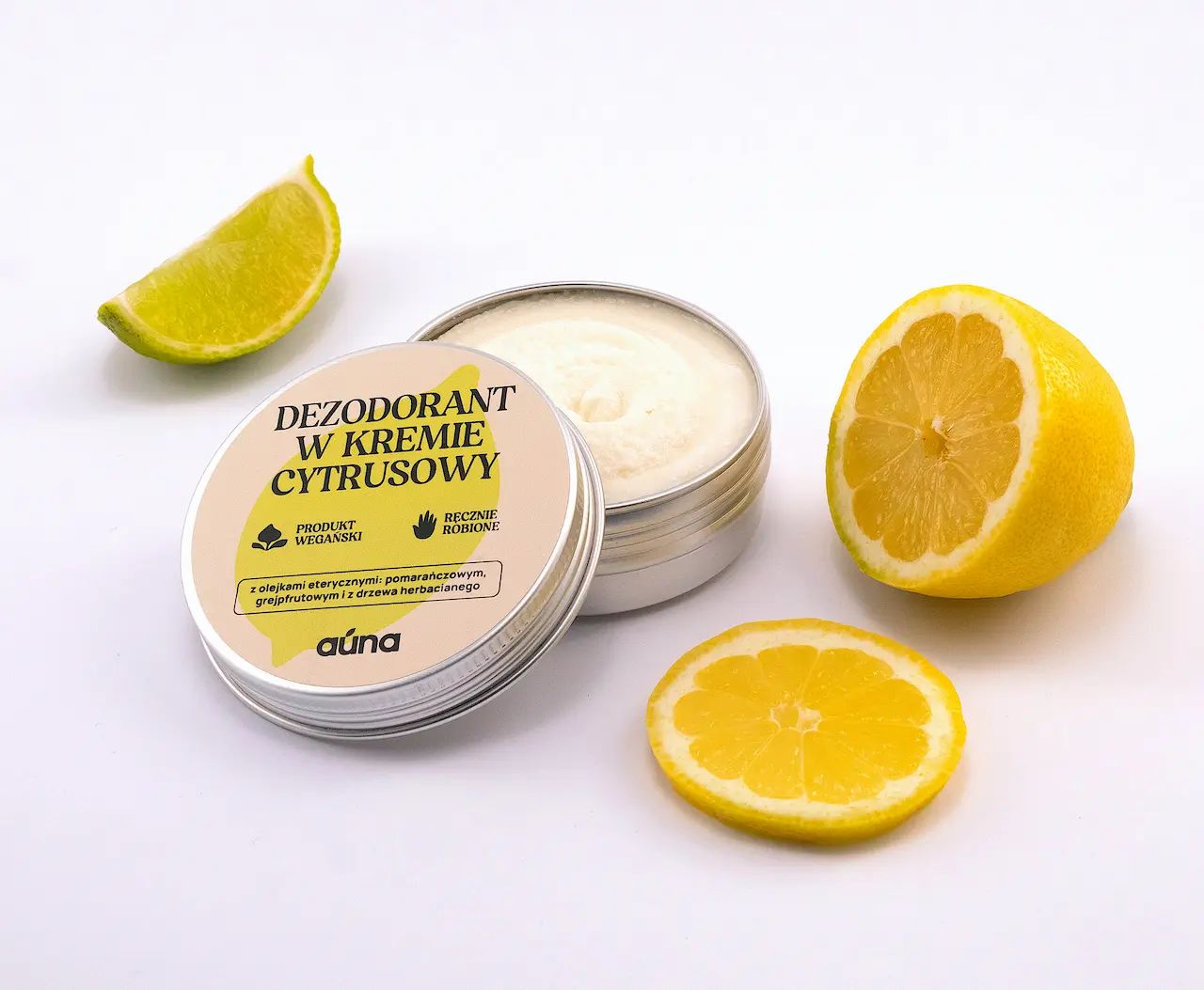 Auna Vegan Cremedeodorant Zitrus